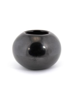 BLACKWARE POTTERY BOWL BY MARIA MARTINEZ (SAN ILDEFONSO)