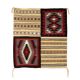 4 IN 1 GANADO RED / CHINLE RUG BY AN ARTIST ONCE KNOWN (NAVAJO)