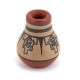 MINIATURE POTTERY JAR BY MARGARET & LUTHER GUTIERREZ (SANTA CLARA)