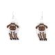 SHEEP BEADED EARRINGS BY MARCELLA BEALL (NAVAJO/JEMEZ)