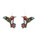 HUMMINGBIRD EARRINGS BY MARCELLA BEALL (NAVAJO/JEMEZ)