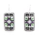 BEADED EARRINGS BY MARCELLA BEALL (NAVAJO/JEMEZ)