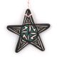 POTTERY STAR ORNAMENT BY MARY GARCIA (ACOMA)