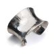 WIDE CURVED 'RAIN' CUFF BRACELET BY DUANE MAKTIMA (LAGUNA)