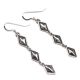 SILVER DANGLE EARRINGS BY HARRY MARIANO (NAVAJO)