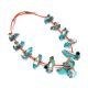 CORAL, TURQUOISE & SHELL FETISH NECKLACE BY AN ARTIST ONCE KNOWN