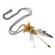 WHITE & YELLOW GOLD STAR PENDANT BY RAY TRACEY (NAVAJO)