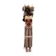 MASAU EARTH GOD KACHINA DOLL BY MANFRED SUSUNKEWA (HOPI)