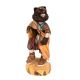 BLACK BEAR HON KACHINA DOLL BY PRINSTON COLLATETA (HOPI)