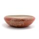 RED SLIP ETCHED POTTERY BOWL BY ALTON KOMALESTEWA (HOPI)