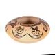 LARGE POTTERY BOWL WITH FIGURES BY GARRETT MAHO (HOPI)