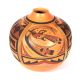 POLYCHROME POTTERY JAR BY DEBBIE CLASHIN (HOPI)