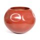 RED POTTERY BOWL BY TINA GARCIA (SAN JUAN/SANTA CLARA)