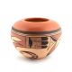 POLYCHROME POTTERY BOWL BY GARNET PAVATEA (HOPI)