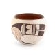 BOWL WITH EAGLE DESIGN BY CAROL NAMOKI (HOPI)