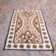 LARGE TWO GREY HILLS/ STORM PATTERN RUG BY LOUISE B. SINGER (NAVAJO)