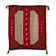 SUNDAY SADDLE BLANKET WITH FRINGE BY AN ARTIST ONCE KNOWN (NAVAJO)