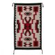 STORM PATTERN RUG BY LILLIE TSINNIJANNE (NAVAJO)